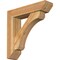 Ekena Millwork Legacy Slat Rough Sawn Bracket w/ Offset Brace, Western Red Cedar, 6"W x 24"D x 24"H BKT0604X24X24LEC06RWR - alternate 1